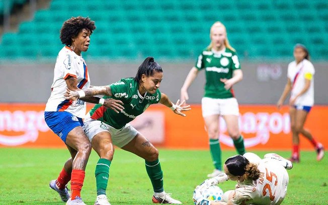 Palmeiras e Bahia ficam no empate pelo Brasileirão Feminino
