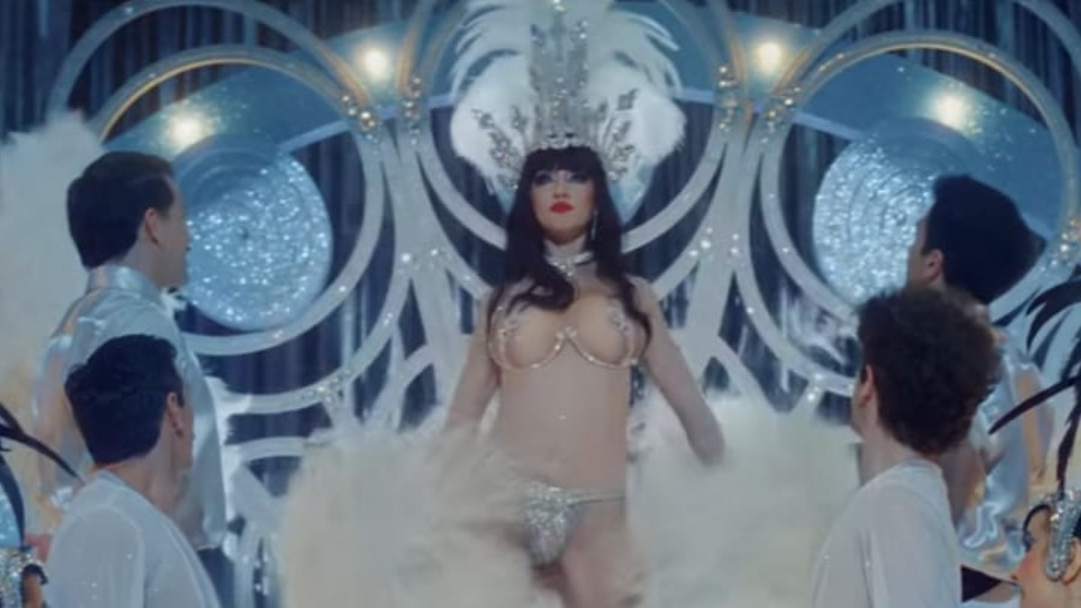A atriz Sofía Gala Castiglione como Moria Casán A atriz Sofía Gala Castiglione como Moria Casán