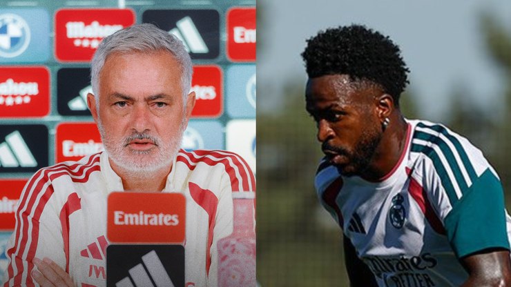 Mourinho abre o jogo sobre Vini: "Se fosse eu, não estaria aqui"