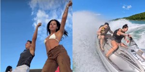 Ana Castela curte férias com amigos e brinca: "Eu estou pagando"