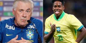 Ancelotti se livra de Neymar e cita Endrick: "Futuro da Seleção"