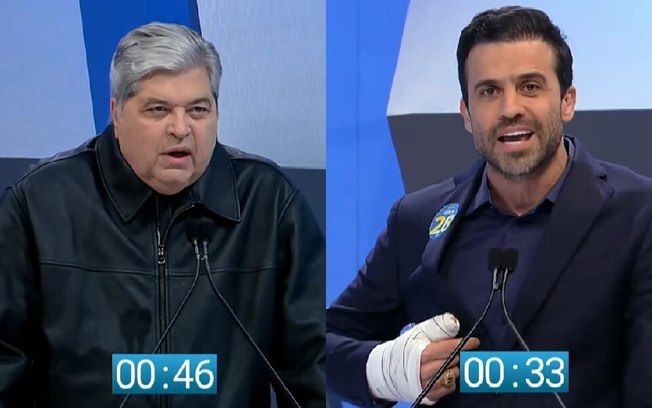 Datena e Marçal relembraram cadeirada em novo debate