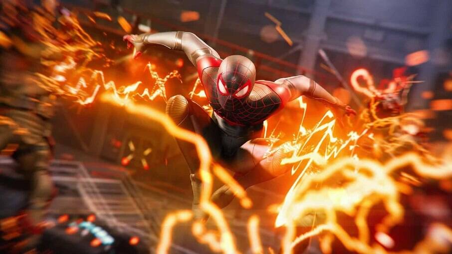 Cena do jogo Spider Man: Miles Morales