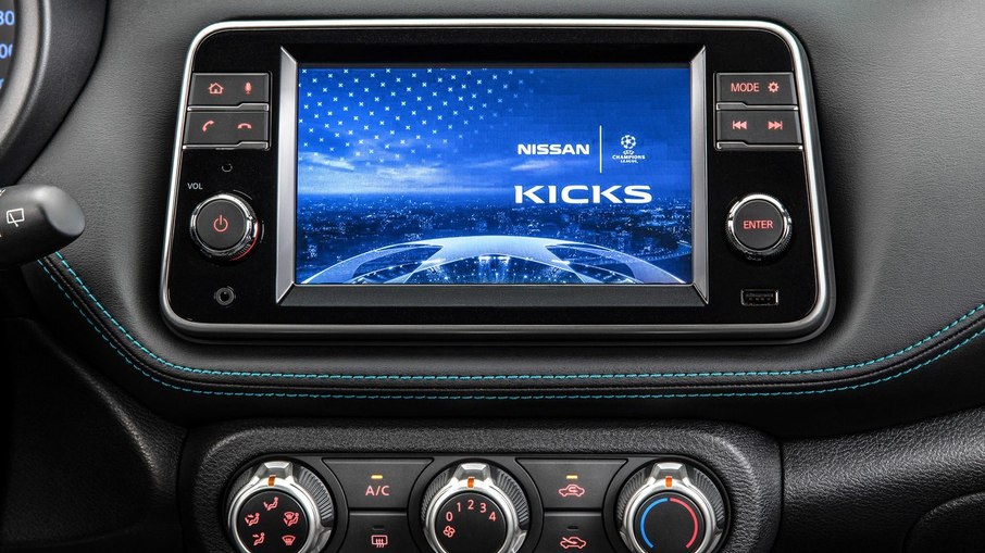 Central multimídia do Nissan Kicks UCL Central multimídia do Nissan Kicks UCL