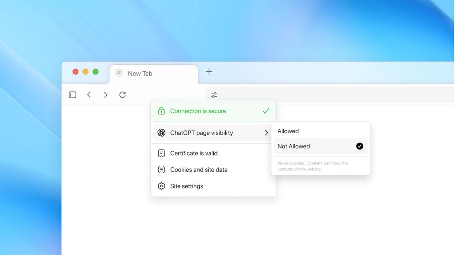 Configurações de privacidade no ChatGPT Atlas Configurações de privacidade no ChatGPT Atlas