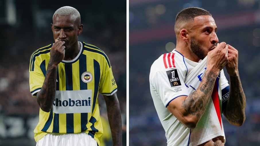 Anderson Talisca é o principal destaque ofensivo do Fenerbahçe na temporada, enquanto Corentin Tolisso lidera o meio-campo do Lyon
