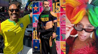 Arco-íris e cores do Brasil: veja os looks dos famosos na Parada LGBT+
