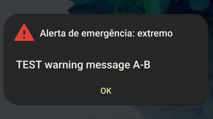 Celulares disparam alerta climático "misterioso" em Curitiba