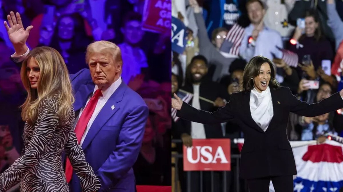 Donald Trump e Kamala Harris disputam a presidência dos Estados Unidos