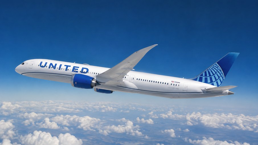 United Airlines adiciona 10 cidades internacionais para 2027