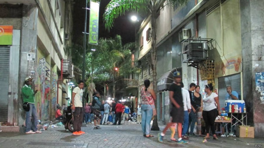 A vida noturna de Caracas