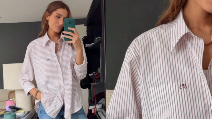 Sasha Meneghel chama atenção com blusa simples de R$ 1.390