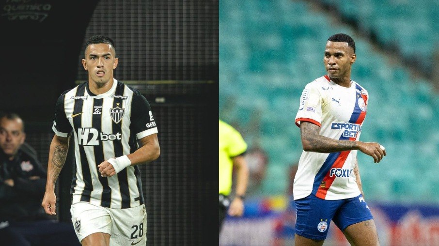 Cuello e Jean Lucas são destaques de Atlético-MG e Bahia Cuello e Jean Lucas são destaques de Atlético-MG e Bahia