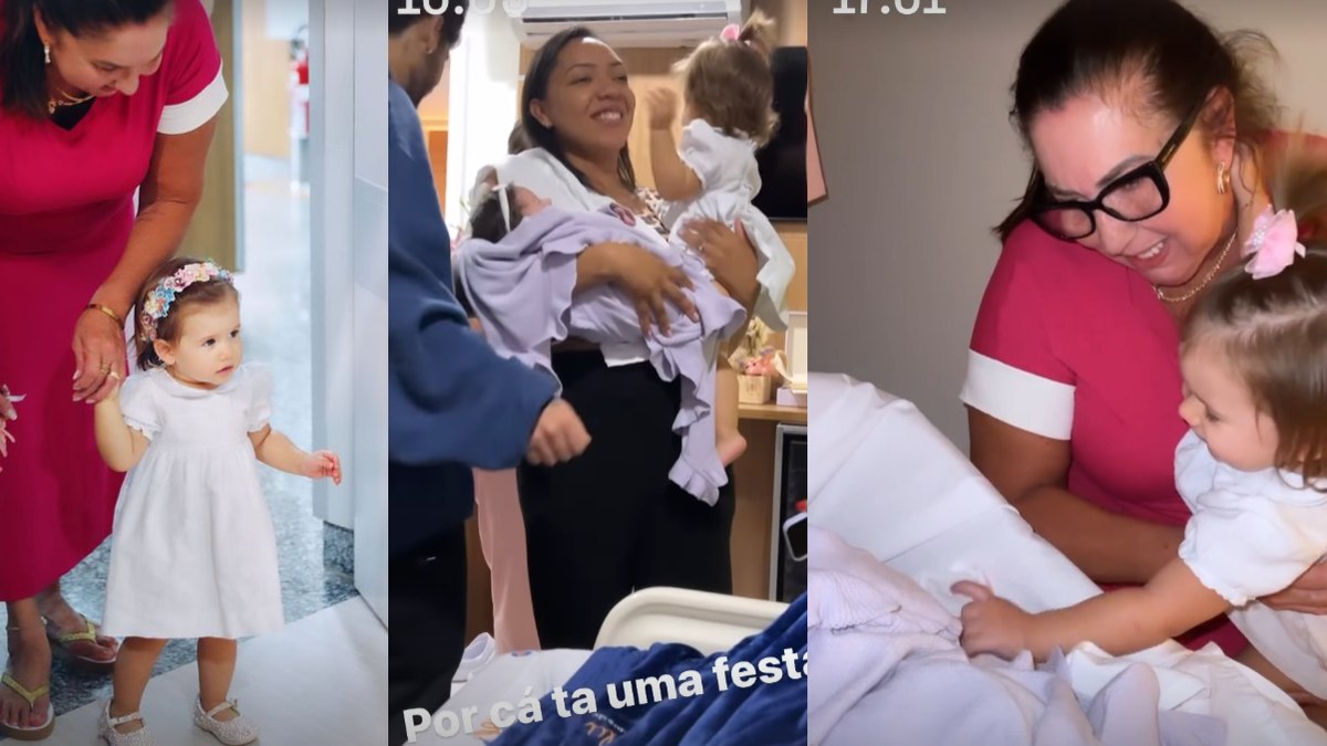 Maria Alice conhece a irmã Maria Flor na maternidade