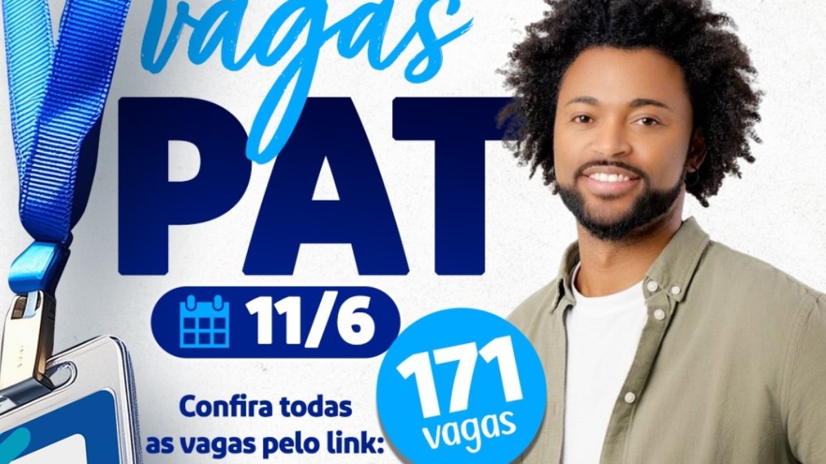 Vagas foram atualizadas nesta quarta-feira, 11 de junho Vagas foram atualizadas nesta quarta-feira, 11 de junho