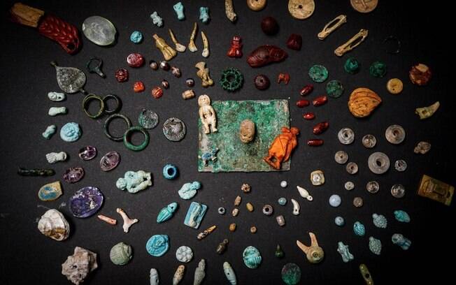 Objetos foram encontrados em escavação na cidade de Pompeia