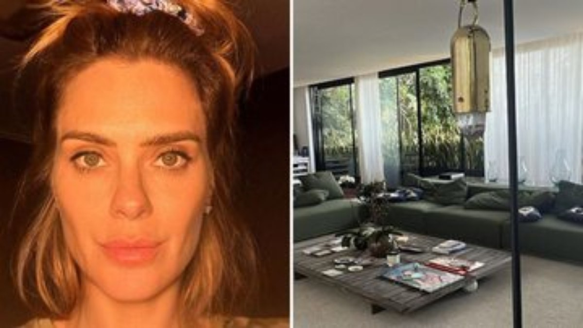 Carolina Dieckman mostra foto de sala da mansão que está vendendo