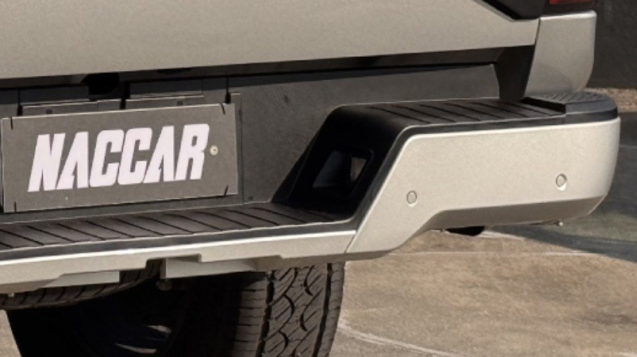 Detalhe da traseira da Foton Tunland V9 Detalhe da traseira da Foton Tunland V9