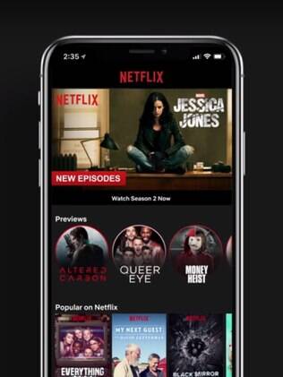 Tela inicial do aplicativo da Netflix deverá exibir círculos para filmes e séries em destaque