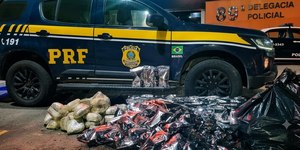 PRF apreende 80 kgs de skunk na Dutra