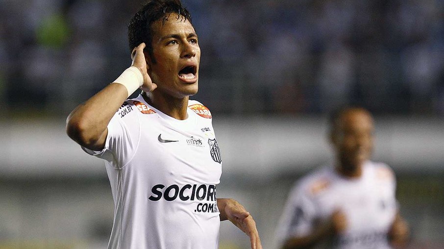 Neymar marcou pela última vez contra o Flamengo-PI Neymar marcou pela última vez contra o Flamengo-PI