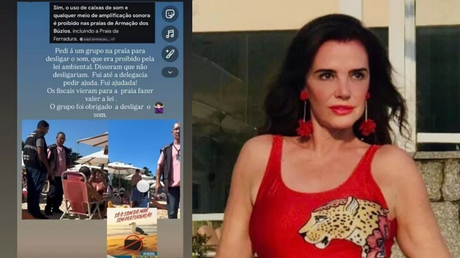 Luma de Oliveira fala sobre confusão na praia do Rio