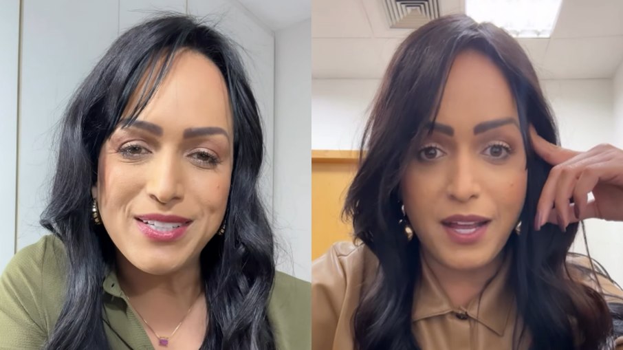 Lisa Gomes chora no Aqui Agora