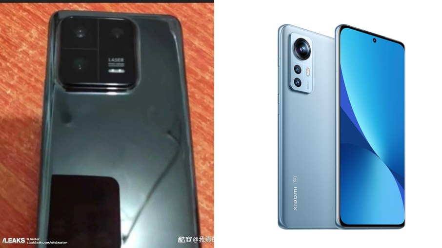 Comparação entre o possível Xiaomi 13 e o Xiaomi 12