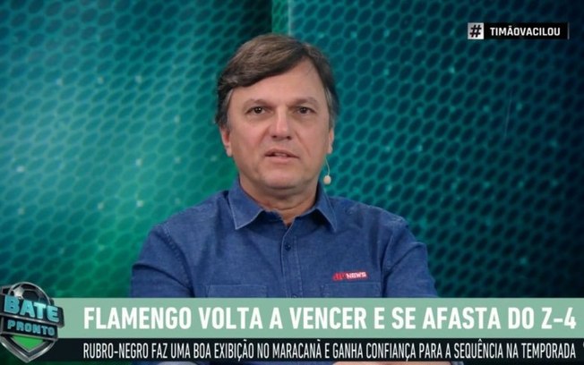Mauro Cezar critica atuação de jogador do Flamengo: 'Distraído e desligado do jogo'