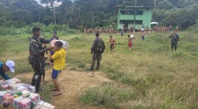 Governo entrega mais de 75 ton de mantimentos aos Yanomami 