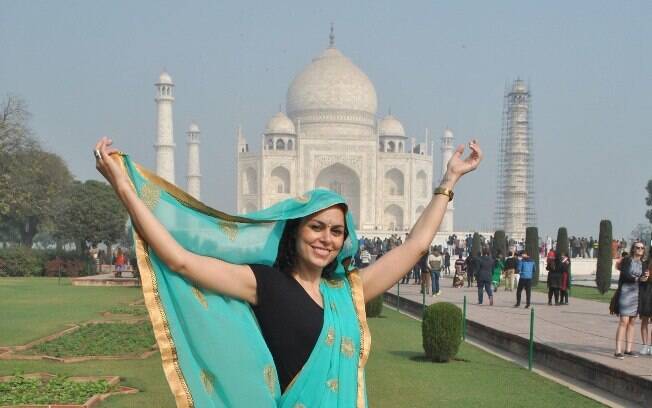 Thais no Taj Mahal