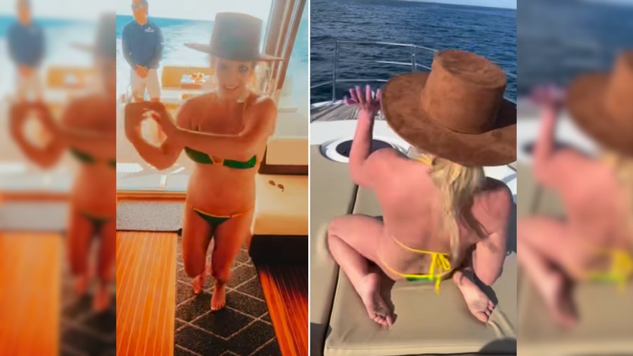 Britney Spears surpreende com dança Britney Spears surpreende com dança