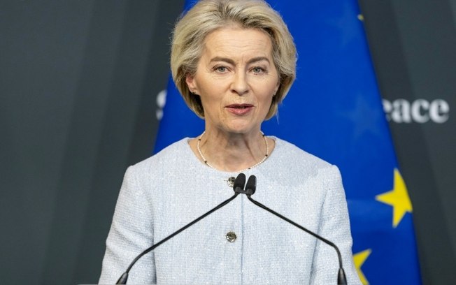 A presidente da Commissão Europeia, Ursula von der Leyen