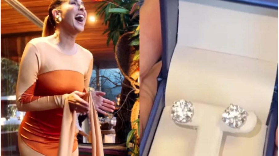 Fernando Paes Leme ganha brincos de diamantes de amigos famosos