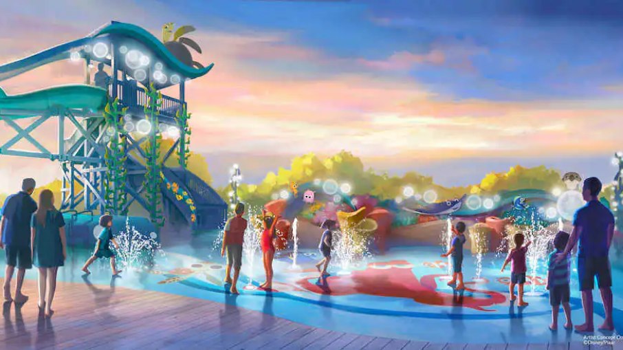 Pixar Place Hotel terá parque aquático de Procurando Nemo