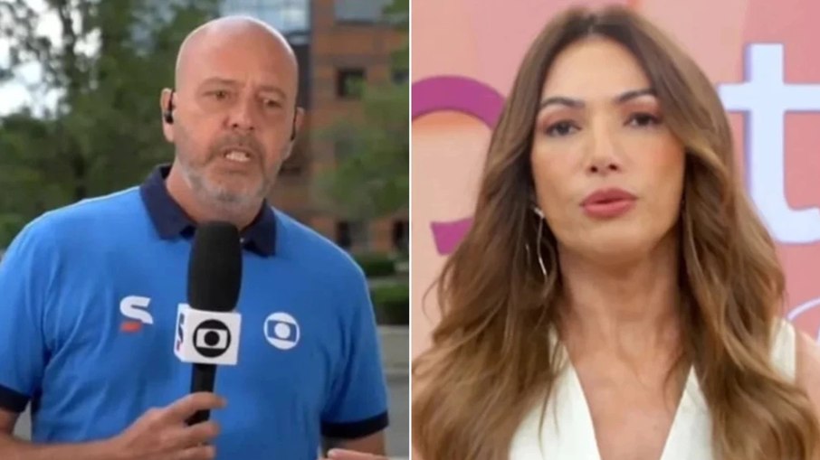 Apresentadora mandou um recado ao vivo para o jornalista Apresentadora mandou um recado ao vivo para o jornalista