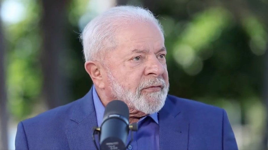 Presidente Luiz Inácio Lula da Silva (PT) durante live semanal