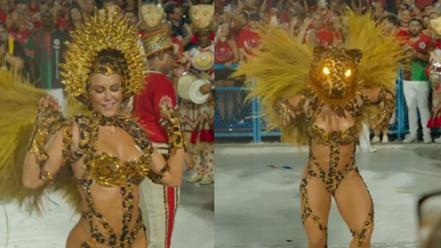 Paolla Oliveira durante o Carnaval 2024.