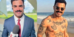 Novo repórter da GloboNews faz sucesso na web: “Bigodudo gostoso”