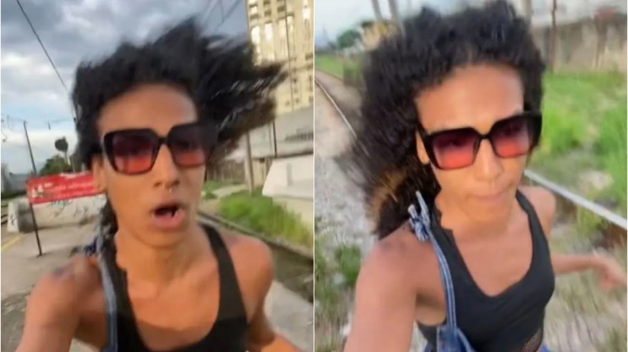 Influenciadora compartilhou vídeos na internet pulando barreiras e burlando estações de trem no Rio de Janeiro