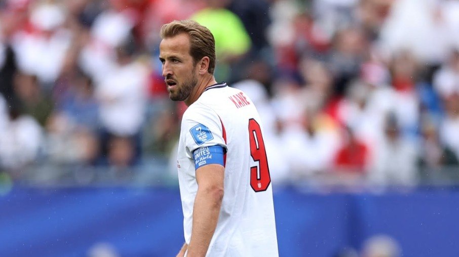 Harry Kane durante empate entre Inglaterra e Gana pela segunda rodada do Grupo L da Copa do Mundo
