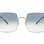 Óculos de Sol Ray-Ban Square Prata | R$ 560. Foto: Divulgação