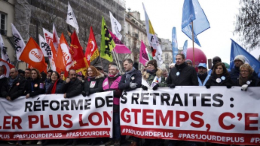 Manifestações contra a reforma da previdência na França