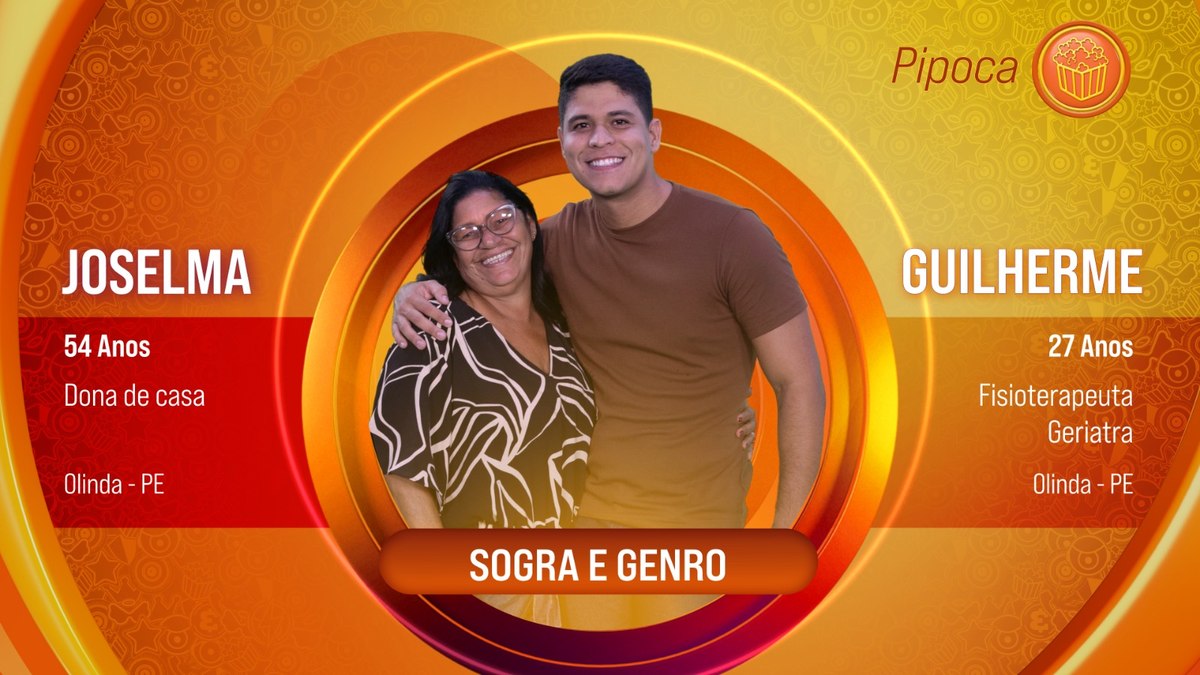 Joselma e Guilherme do 'BBB 25'