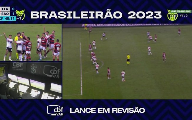 CBF explica problema com as linhas do VAR em Fla x São Paulo