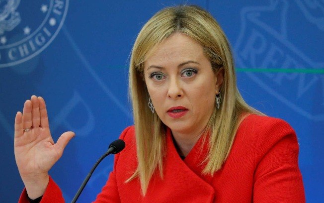 A primeira-ministra da Itália, Giorgia Meloni