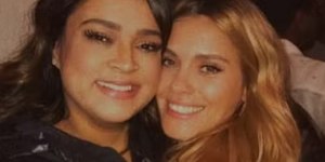 Carolina Dieckmann emociona com adeus a Preta Gil