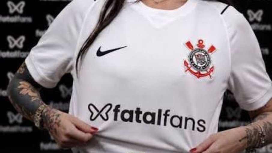 Patrocínio do Fatalfans no uniforme do Corinthians Patrocínio do Fatalfans no uniforme do Corinthians