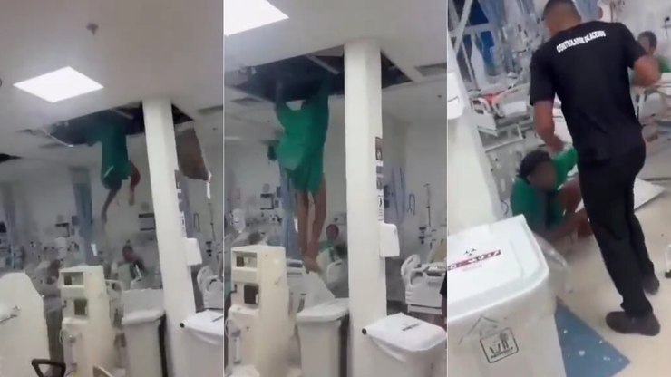 Paciente cai do teto ao tentar fugir por duto em hospital do RJ