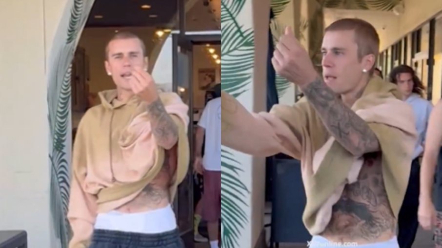 Justin Bieber confronta paparazzi Justin Bieber confronta paparazzi